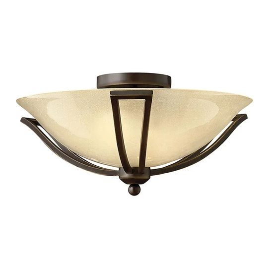Hinkley Lighting 2 Light 16.75" Width Indoor Semi-Flush Ceiling
