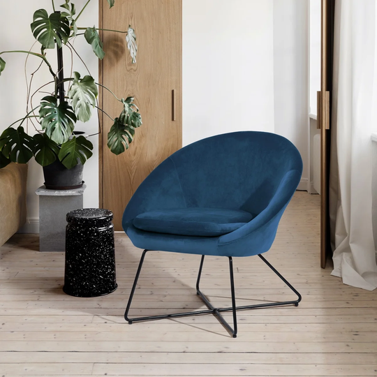 Accent Chair Armchair Fashion Velvet Fabric Upholstery Accent Chairs for Living Room Bedroom