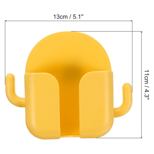 Remote Control Holder, Wall Mounted Organizer Hole-Free Box w Adhesive
