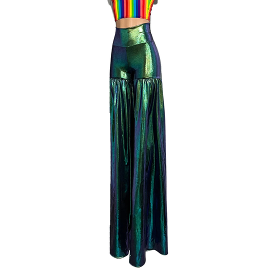 stilt Pants in Scarab Fitted Through The Hips, Wide Leg 1579238