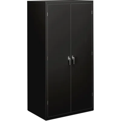 Hon Brigade 5-Shelf Black Storage Cabinet