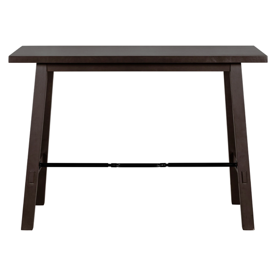 Counter Height Dining Table Wood & Metal Dining Table for Small Space