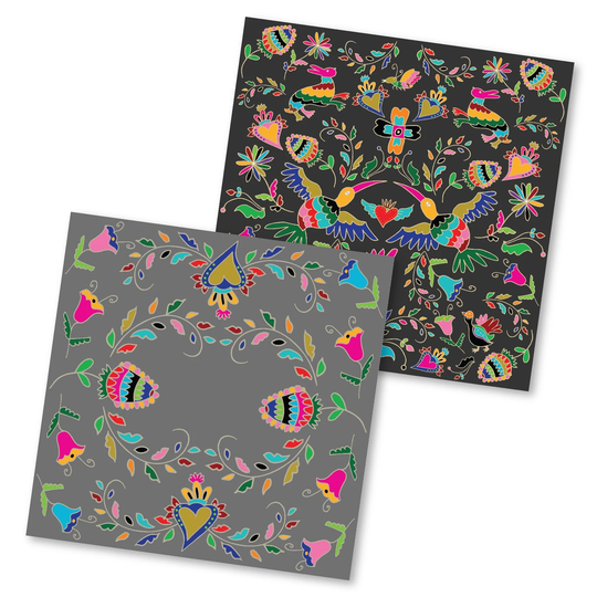 Black Dark Gray Set Of 2 Table Square Trivets