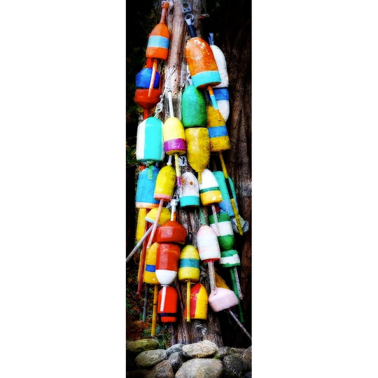 CANVAS Colorful Buoys by Jobe Waters Photographic Print