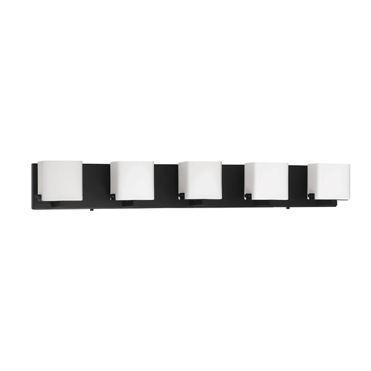 Vega 5-Light Black Vanity Light