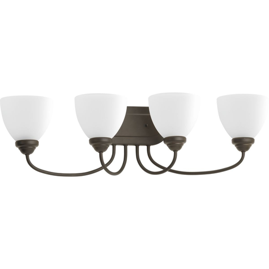 Progress Lighting Bronze Heart Collection 4-light Antique Bronze Bath Light
