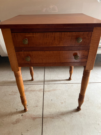 Antique End Or Bedside Table