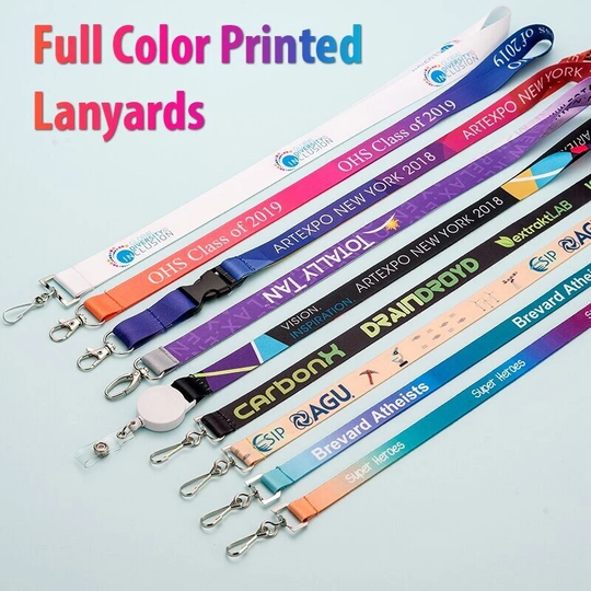Full Color Dye-Sublimation | Custom Printed Lanyards Design Premium Quality Personalized Lanyard Free Express Shipping