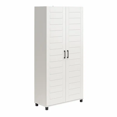 Loxley 36" Wide 2 Door Shiplap Storage Cabinet