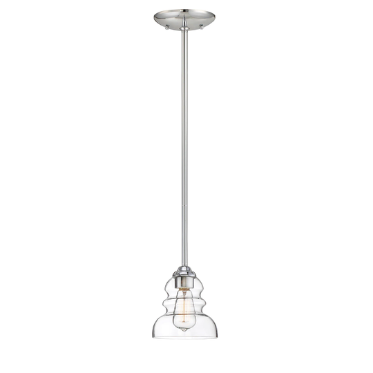 Millennium Lighting 1 Light Brighton Pendant Fixture in Multiple Finishes