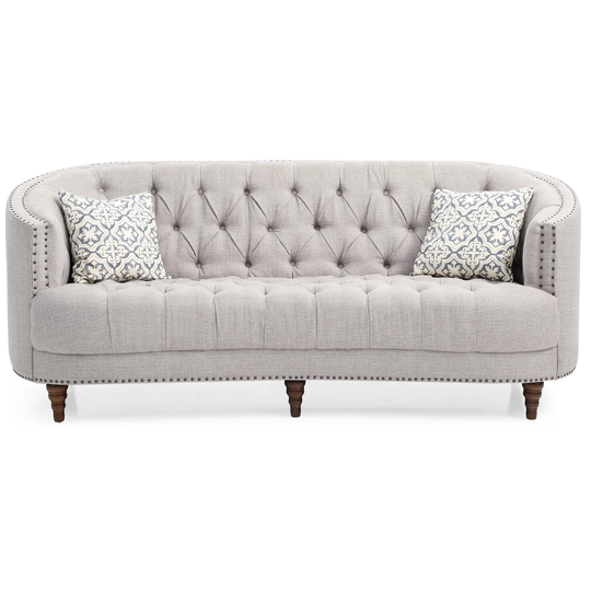 LYKE Home Charlotte Grey Sofa