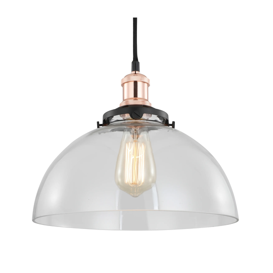 Woodbridge Lighting Fulton Clear Ball Mini-pendant w/ ST64 Bulb