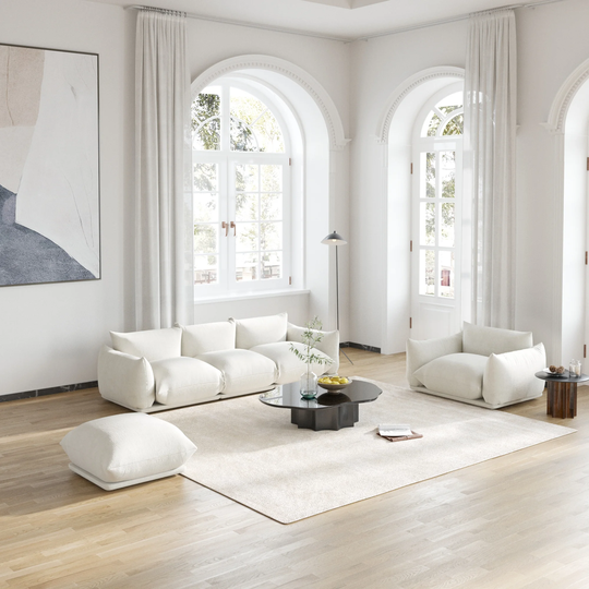 Chenille Lounge Sectional Sofa