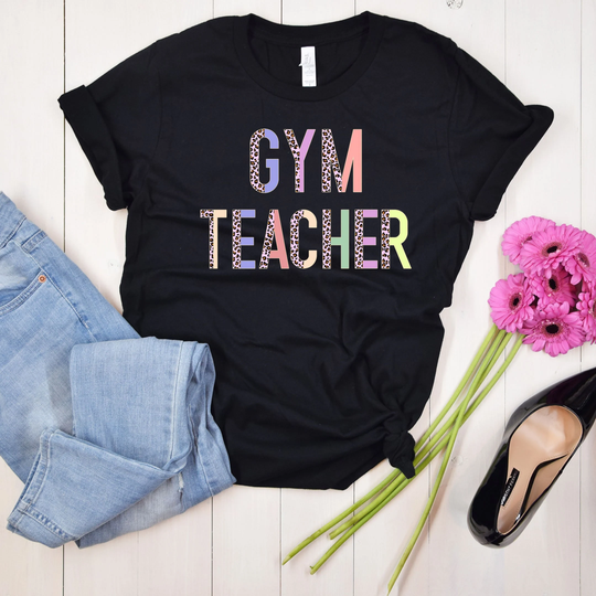 Gym Teacher Shirt, Fitness Gifts, Gymnastic Instructor Appreciation Gift, Physical Education Dot Day 100Th School Team