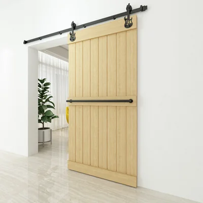 Non-Bypass Sliding Standard Single Barn Door Hardware Kit