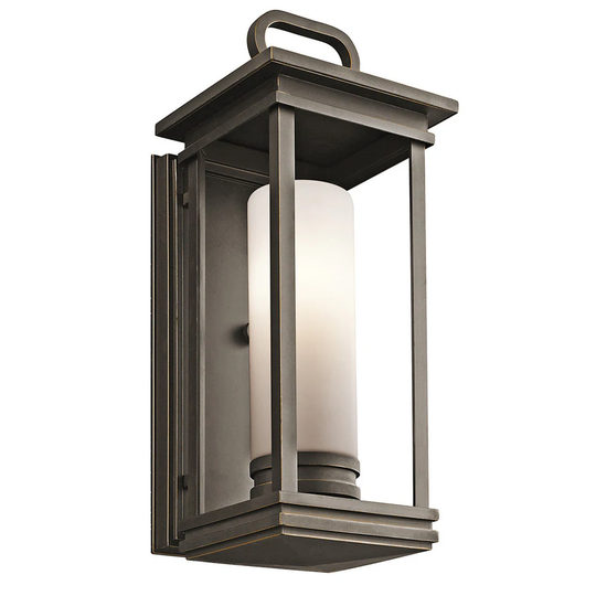 Kichler Lighting South Hope Collection 1-light Rubbed Bronze Outdoor Wall Lantern