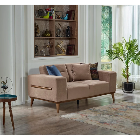 Eti 92" Wide Square Arms Sofa