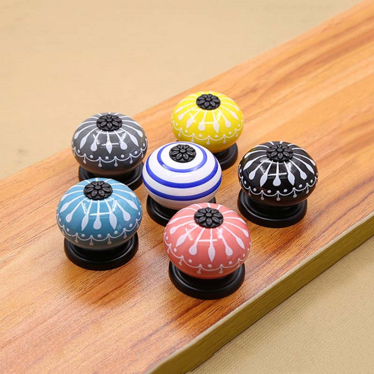 Cabinet Knobs - Ceramic Drawer Kitchen Sideboard Er022H
