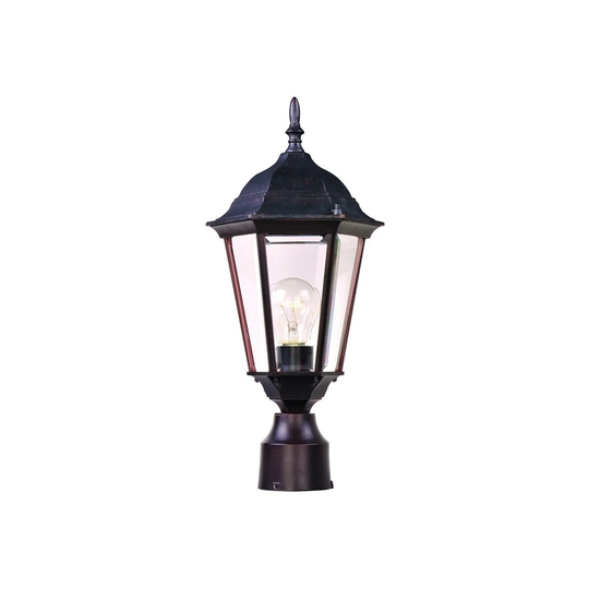 Maxim Bronze Westlake Aluminium Shade 1-light Outdoor Pole/ Post Mount Light