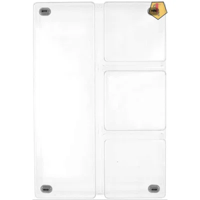Plastic Drawer Storage Tray - Heavy Duty Organizer Bin For Home, Kitchen, Bath, Bedroom, Office | Non-Slip Feet_2.25 x 13 x 9