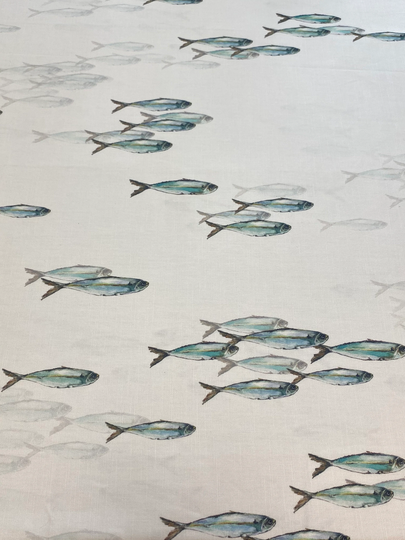 Tablecloth Table Runner Fish Print Kitchen Tablecloth Scandinavian Cotton Fabric Linens Round Oval Square