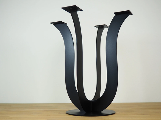 Tulip End Table Base | Side Metal Handmade Unique Lale