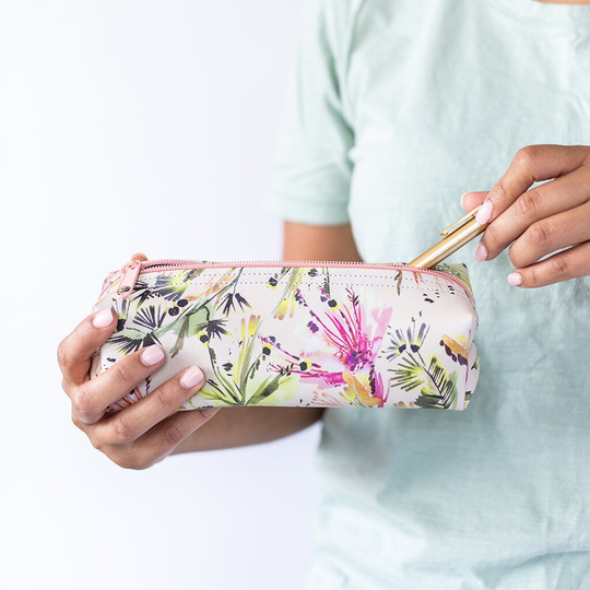 Jitterbug Pouch, Zipper Pencil Travel Pouch