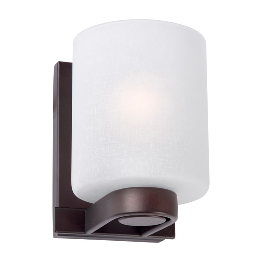 Mona 1-Light Antique Bronze Bath Light