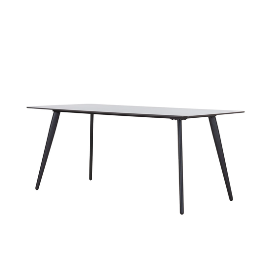 Black Kitchen Dining Table Ceramic Tile Sintered Stone Desk Top