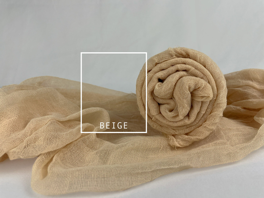Beige Cheesecloth Table Runners, Boho, Gauze Wedding Decor, Aisle Runner