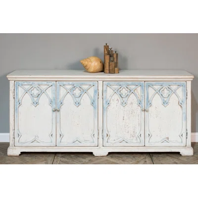 Dewsbury 78" Wide Pine Wood Sideboard
