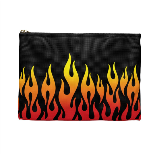 Flamin' Hot Pouch, Pencil Case, Cosmetic Bag