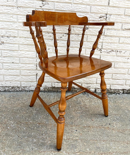 Vintage Temple Stuart Mid Century Colonial Style Dining Chair