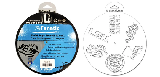 Louisiana State Stencil Wheel - The Fanatic