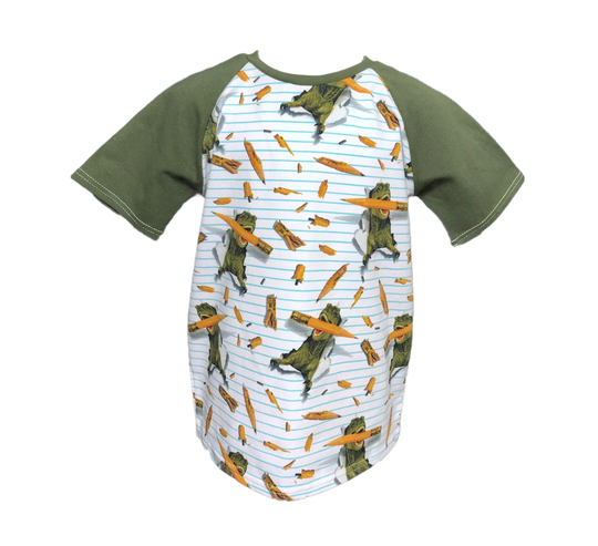 Dinosaur Shirt, Back To School Shirt For Boy, Birthday Gift Preschooler, Toddler Boy Clothes, Little Pencil