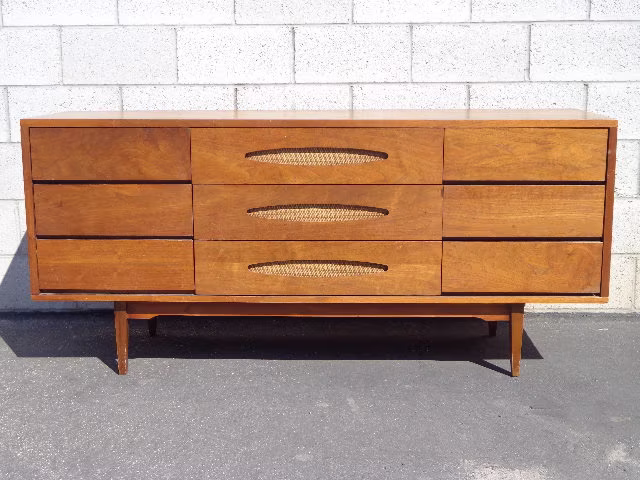 Mid Century Modern Dresser Sideboard Wood Tv Media Console Furniture Cabinet Buffet Server Storage Eames Credenza Bar Custom Paint Avail