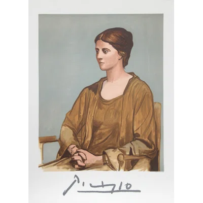 Olga Picasso by - Painting on
