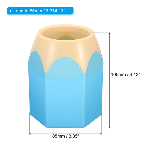 Pencil Holder Pen Holder for Desk Pencil Holders Organizer Pencil Shape, 5pcs - Blue, Green, Purple, Red, Pink