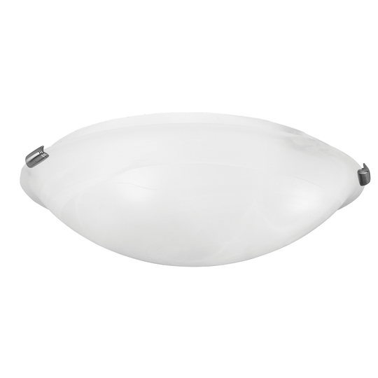 Livex Lighting Oasis Alabaster Glass and Steel 4-light Ceiling-mount Light Fixture