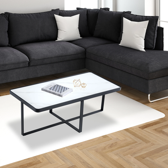 Leania Minimalism Coffee Table - L47.24" x W23.62" x H18.11"