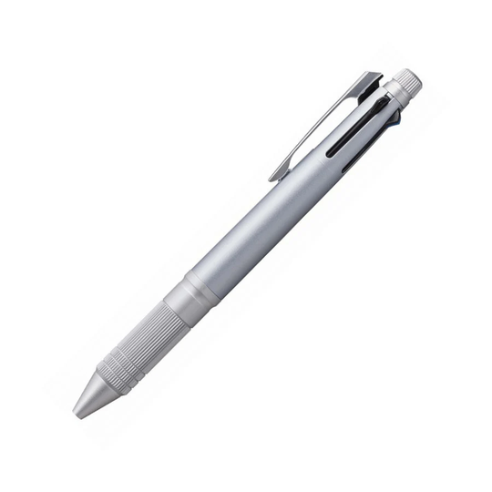 Uni Jetstream Ice Silver 0.5Mm 4&1 Metal 4 Color 0.5mm Ballpoint Multi Pen Pencil Included Body Knock | Msxe5200A