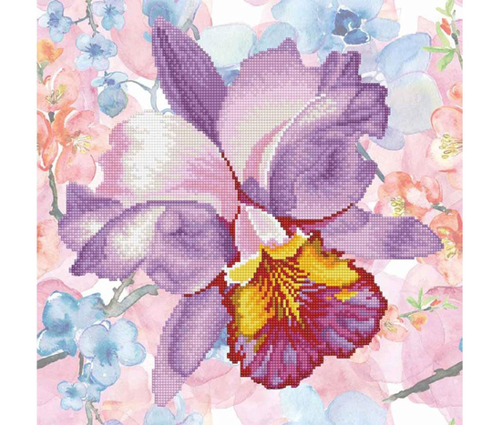Diamond Dotz Sparkle Garden Mauve Facet Art Kit ~ Intermediate Painting