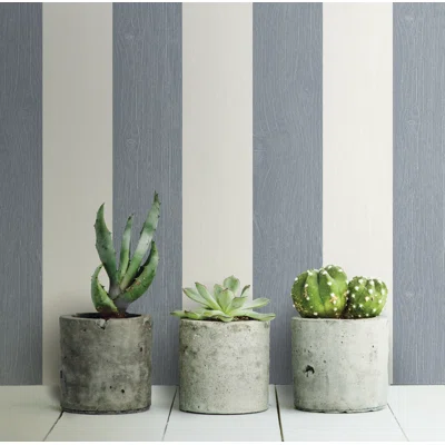 Skagen Stripe 33' L x 21" W Wallpaper Roll