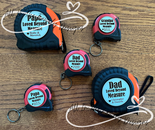 Fathers Day Measuring Tape | Personalized Gifts