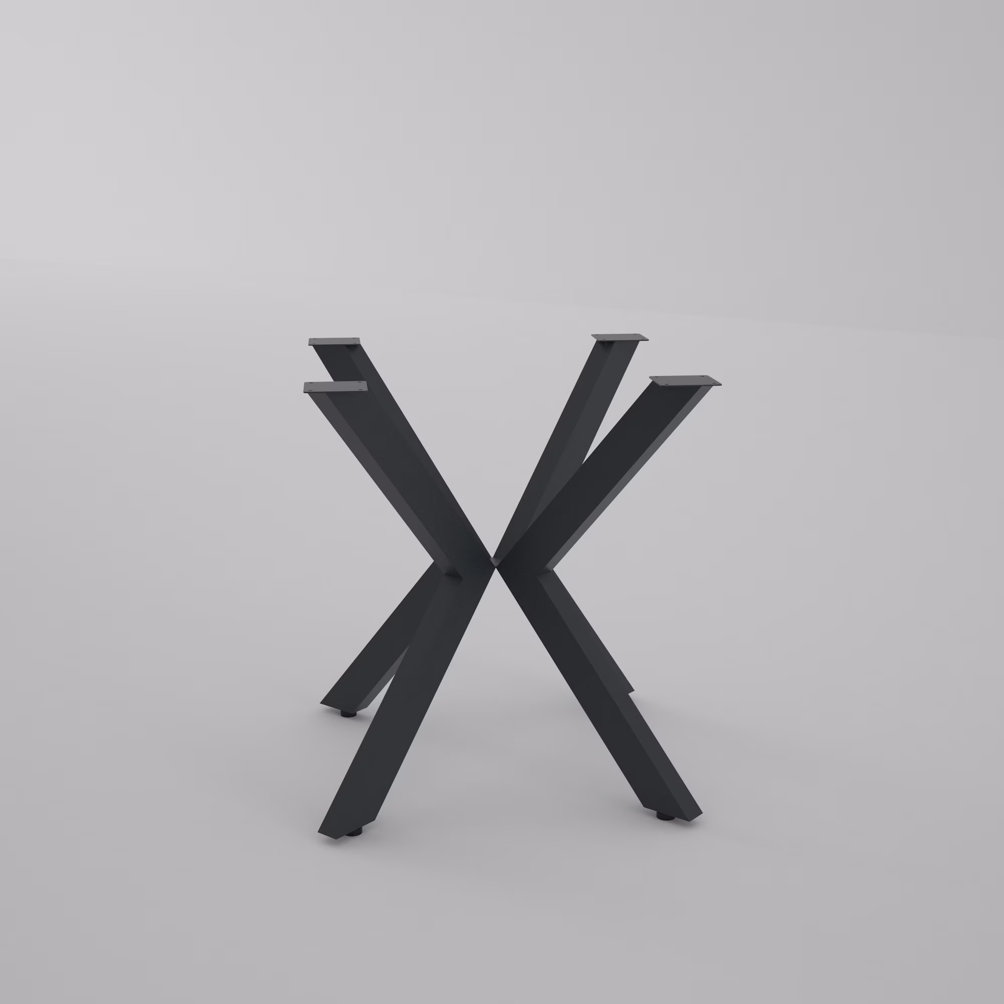 28" Quadro Dining Table Leg, Spider Metal Base, Kitchen Legs, Modern Base For Square Or Round Top