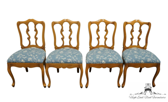 Set Of 4 Dixon Powdermaker Orleans Collection Country French Style Dining Side Chairs