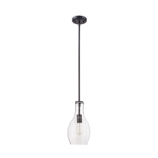 Kichler Lighting Everly Collection 1-light Olde Bronze Pendant 7 inch Diameter