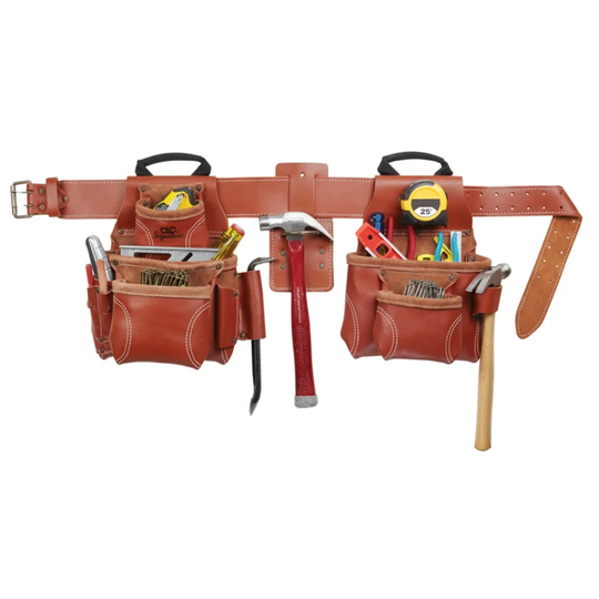CLC 21448 Pro Framer's Combo Tool Belt, Large, 15 Pockets