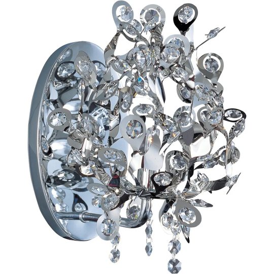Comet 1-Light Wall Sconce - Polished chrome