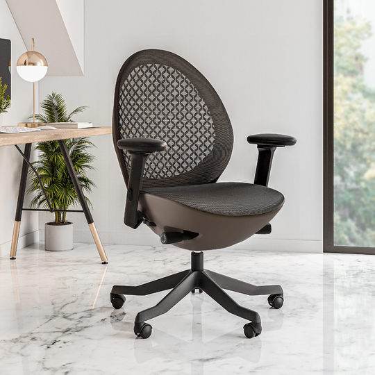 GZMR Taupe Executive Office Chair